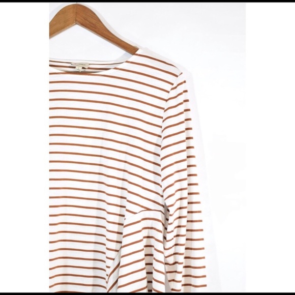 PEPLUM STRIPED TOP - Picture 2 of 6